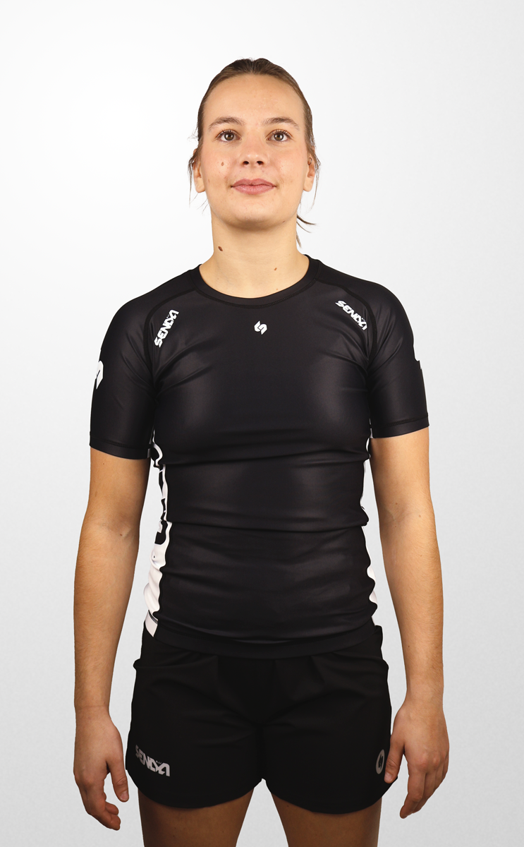 Black Ranked Rashguard  - WOMAN