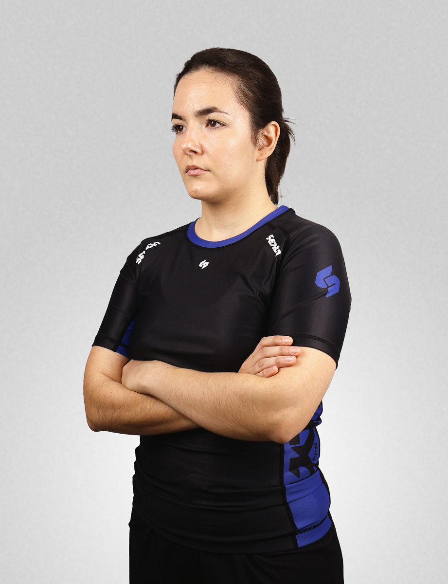 Blue Ranked Rashguard  - WOMAN