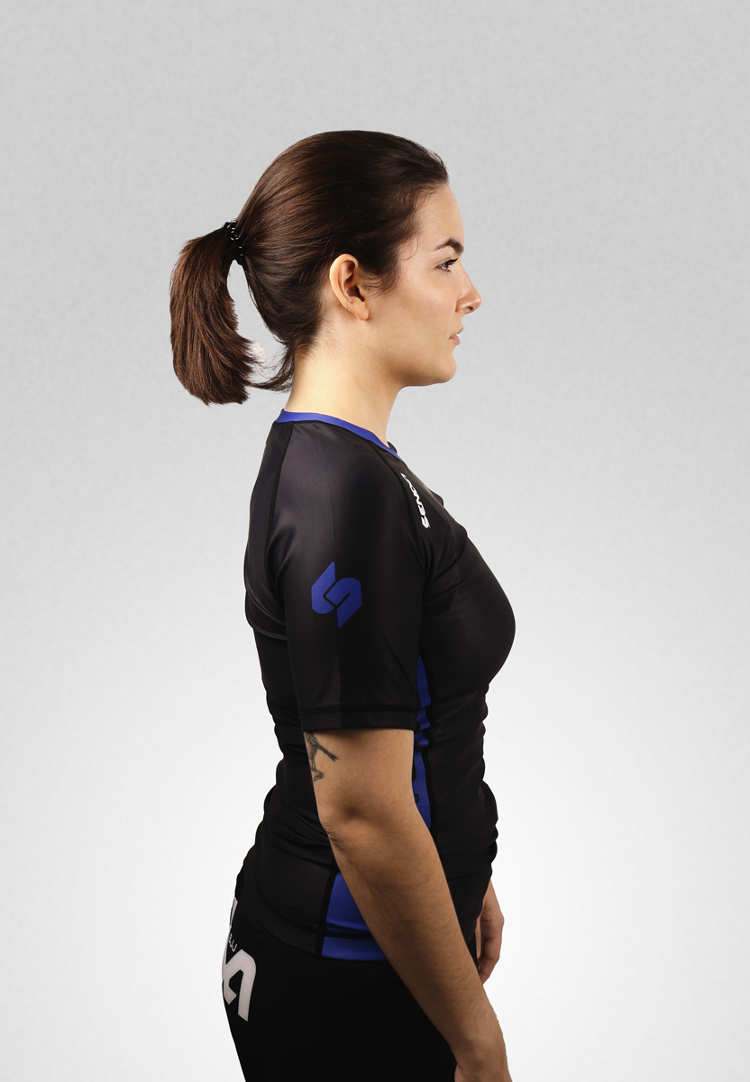 Blue Ranked Rashguard  - WOMAN