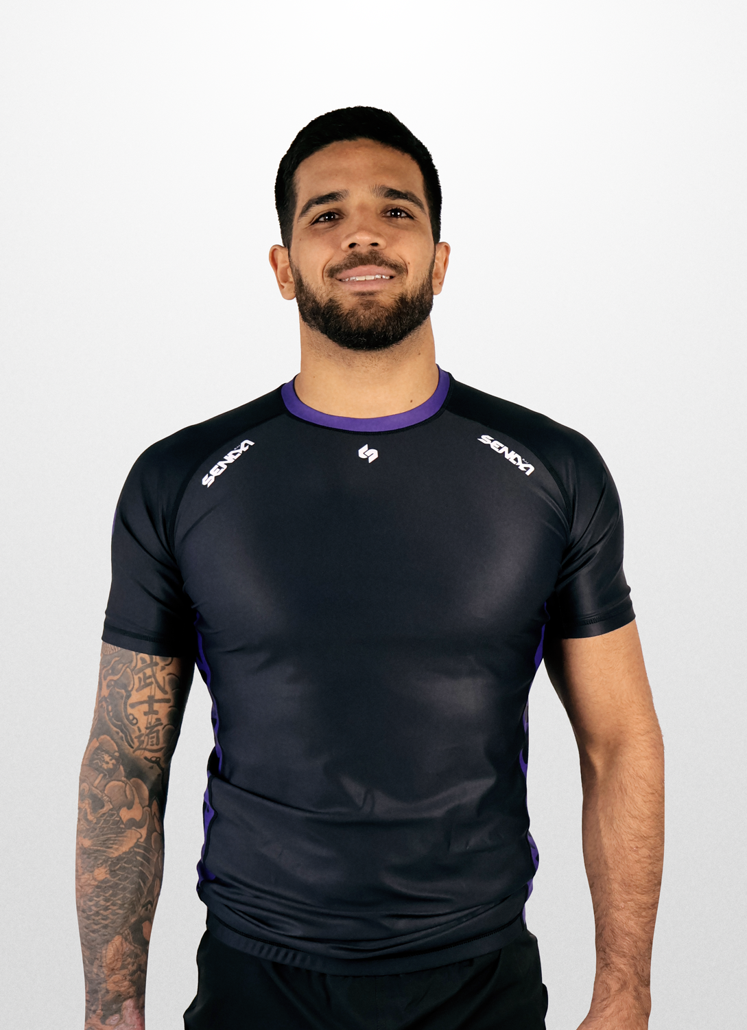 Purple Ranked Rashguard  - MAN