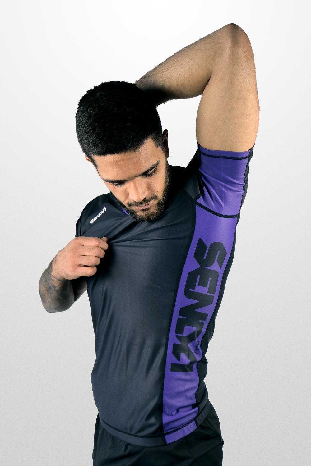 Purple Ranked Rashguard  - MAN